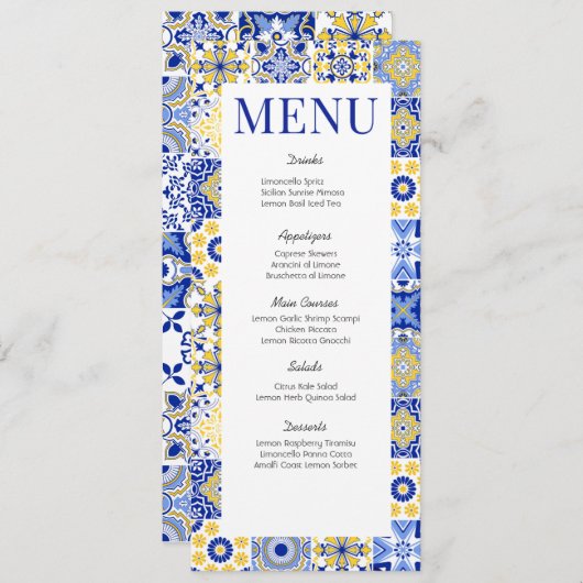 Invitation Cocktail Spritz "C'est l'amour" Menu de douche de  (Devant / Derrière)