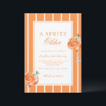 Invitation Cocktail Spritz Older Peach 30th Birthday Party<br><div class="desc">Portez à 30 ans cette invitation d'anniversaire "A Spritz Older", avec un cocktail d'aquarelle de pêche, un arrière - plan rayé et un script moderne ludique. Chic et décalé, ce design est parfait pour une soirée cocktail à thème 30ème anniversaire. Une façon dynamique et élégante de célébrer la fille d'anniversaire...</div>