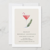 Invitation Cocktail sucre de canne | Fête de vacances (Devant)