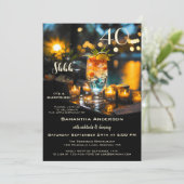 Invitation Cocktail Surprise Adulte Anniversaire (Debout devant)