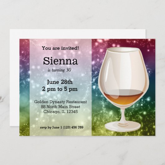 Invitation Cocktails (Devant / Derrière)