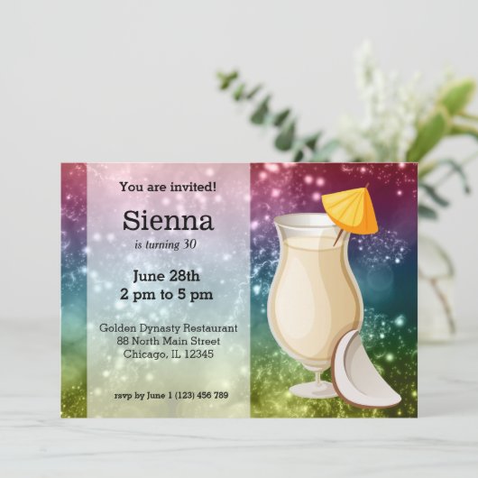 Invitation Cocktails (Debout devant)