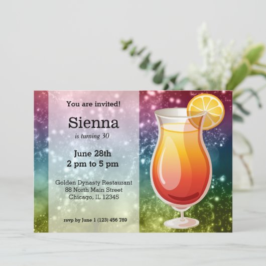 Invitation Cocktails (Debout devant)