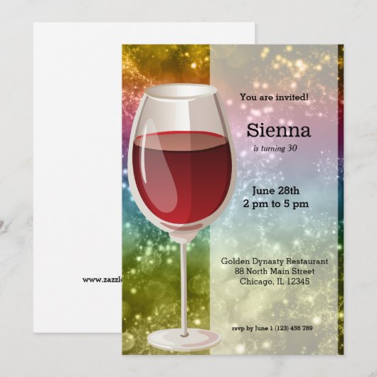 Invitation Cocktails (Devant / Derrière)