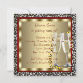 Invitation Cocktails Chaussures Red High Heel Leopard Bachelo (Dos)