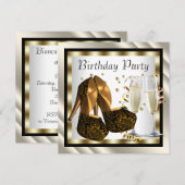 Invitation Cocktails Chaussures talon Femmes Élégante fête d' (Devant / Derrière)