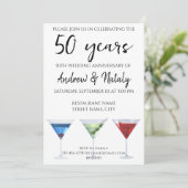 Invitation Cocktails colorés et amusants (Debout devant)