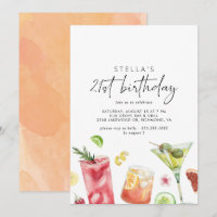 Cocktails Colorés | Fête d'anniversaire 21 ans amu