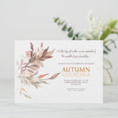 Invitation Cocktails d'automne (Debout devant)