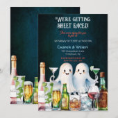 Invitation Cocktails de fantômes d'Halloween (Devant / Derrière)
