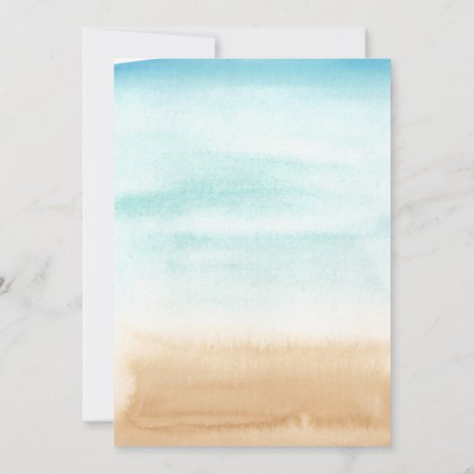 Invitation Cocktails de plage Célébration de vaccination (Dos)