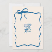 Invitation Cocktails Dessinés À La Main De Whimsical Qui Sont (Dos)