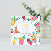 Invitation Cocktails d'été (Debout devant)