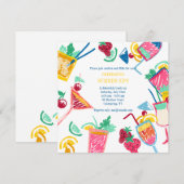 Invitation Cocktails d'été (Devant / Derrière)