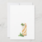 Invitation Cocktails d'été modernes Fête d'anniversaire 21 an (Dos)