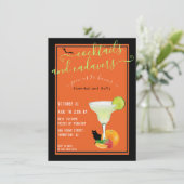 Invitation Cocktails d'Halloween et cadavres Étrange parodie (Debout devant)