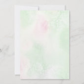 Invitation Cocktails Festive Boissons Fête de Noël (Dos)