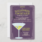 Invitation Cocktails Halloween (Devant)