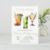 Invitation Cocktails Halloween, Boissons, Fête de Bachelorett (Debout devant)