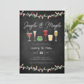 Invitation Cocktails Jingle & Mingle Noël (Debout devant)