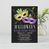 Invitation Cocktails Masquerade Costume Adulte Halloween (Debout devant)