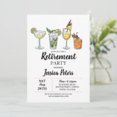 Invitation Cocktails Retraite des Femmes Boissons (Debout devant)