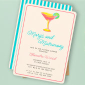 Invitation Cocktails Rétro Mariage et Margs Enterrement de Vi