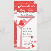 Invitation Cocktails Valentine (Devant / Derrière)