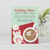 Invitation Coco chaud pour les fêtes de Noël (Debout devant)