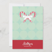 Invitation Coco chaud pour les fêtes de Noël (Dos)