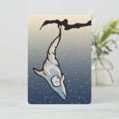 Invitation cocon dauphin (Debout devant)