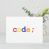 INVITATION CODE (Debout devant)