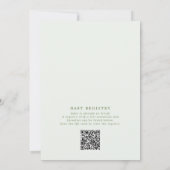 Invitation Code QR A Tini One Coquette Fête de Naissance Neut (Dos)