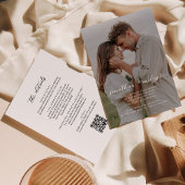 Invitation Code QR | All in one Modern Elegant Script Mariage