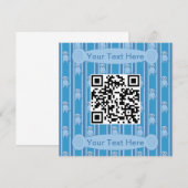 Invitation Code QR amusant et fantaisiste (Devant / Derrière)