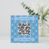 Invitation Code QR amusant et fantaisiste (Debout devant)