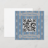 Invitation Code QR amusant et fantaisiste (Devant / Derrière)