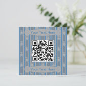 Invitation Code QR amusant et fantaisiste (Debout devant)