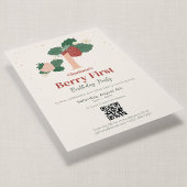 Invitation Code QR Berry Premier Anniversaire Héritage Fraise