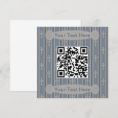 Invitation Code QR croisé fantaisie et amusant (Devant / Derrière)