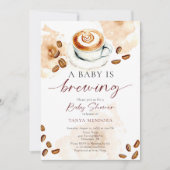 Invitation Code QR de demande de livre pour Baby Shower "Un b (Devant)