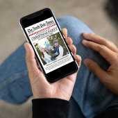 Invitation Code QR de journal de fête de Noël mignon