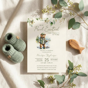 Invitation Code QR de la Baby Shower pour Garçon avec Mouline