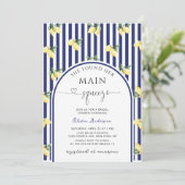 Invitation Code QR de la Fête des mariées principale de citro (Debout devant)