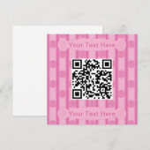 Invitation Code QR de la puce de poker amusante et fantaisist (Devant / Derrière)