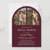 Invitation Code QR de l'arche de Bourgogne pour enterrement d (Devant)