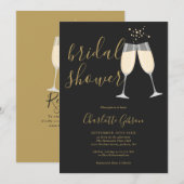 Invitation Code QR de l'enterrement de vie de jeune fille au (Devant / Derrière)