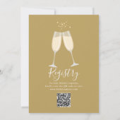 Invitation Code QR de l'enterrement de vie de jeune fille Cha (Dos)