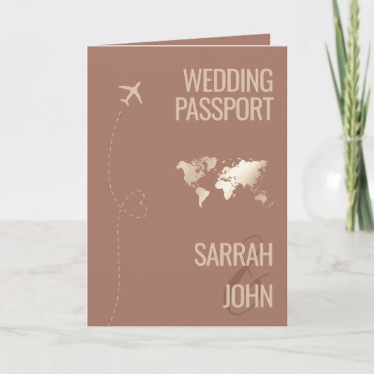 Invitation Code QR de mariage de destination unique moderne (Devant)