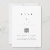 Invitation Code QR de mariage de dinosaure drôle (Dos)